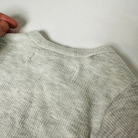 Mother's Promise Bundle of 2 Green & Gray Long Sleeve Ruffle Bodysuit Sz 3-6 mo - Picture 8 of 10